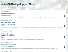 Tablet Screenshot of irvinestuttersupport.blogspot.com