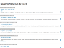 Tablet Screenshot of dispensationalismrefuted.blogspot.com
