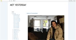 Desktop Screenshot of metyesterday.blogspot.com