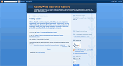 Desktop Screenshot of countywideinsurancecenters.blogspot.com