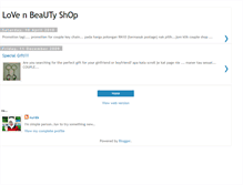 Tablet Screenshot of lovenbeautyshop.blogspot.com