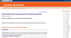 Desktop Screenshot of maiobadownload.blogspot.com