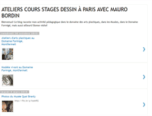 Tablet Screenshot of cours-dessin-louvre.blogspot.com