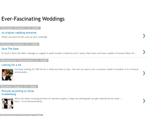 Tablet Screenshot of everfascinatingweddings.blogspot.com