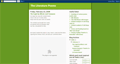 Desktop Screenshot of litpoems.blogspot.com