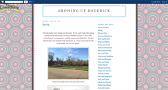 Desktop Screenshot of growinguproderick.blogspot.com
