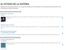 Tablet Screenshot of elestudiodelahistoria.blogspot.com