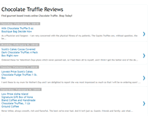 Tablet Screenshot of chocolatetruffle-reviews.blogspot.com