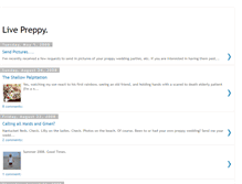 Tablet Screenshot of livepreppy.blogspot.com