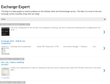 Tablet Screenshot of exchange-expert.blogspot.com