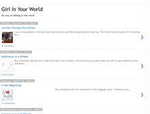 Tablet Screenshot of girlinyourworld.blogspot.com
