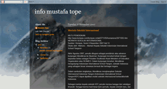 Desktop Screenshot of mustafatope.blogspot.com