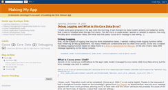 Desktop Screenshot of makingmyapp.blogspot.com