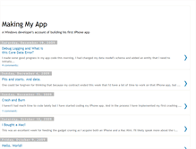 Tablet Screenshot of makingmyapp.blogspot.com