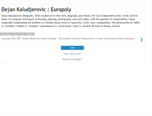 Tablet Screenshot of dejankaludjerovic.blogspot.com