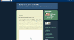 Desktop Screenshot of diariodeunjovenperiodista.blogspot.com