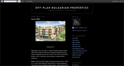 Desktop Screenshot of buybulgarianproperties.blogspot.com