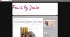 Desktop Screenshot of paintbyjosie.blogspot.com