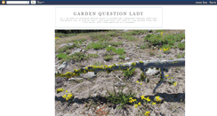 Desktop Screenshot of gardenquestionlady.blogspot.com