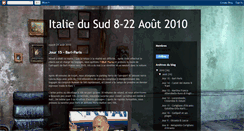 Desktop Screenshot of negrotto-italiedusud-2010.blogspot.com