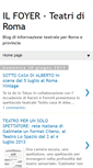 Mobile Screenshot of ilfoyer-teatridiroma.blogspot.com