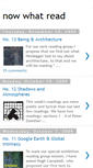 Mobile Screenshot of nowwhatread.blogspot.com