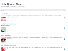 Tablet Screenshot of littlequeencloset.blogspot.com