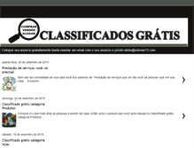 Tablet Screenshot of classificadogratis.blogspot.com