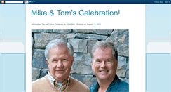 Desktop Screenshot of mikeandtomcelebration.blogspot.com