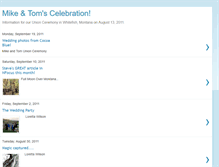 Tablet Screenshot of mikeandtomcelebration.blogspot.com