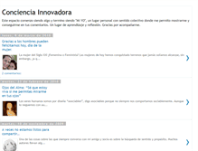 Tablet Screenshot of concienciainnovadora.blogspot.com