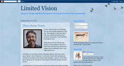 Desktop Screenshot of limitedvision1.blogspot.com