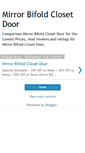 Mobile Screenshot of mirrorbifoldclosetdoor.blogspot.com