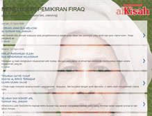 Tablet Screenshot of pemikiran-firaq.blogspot.com