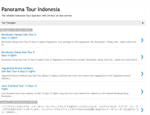 Tablet Screenshot of panoramatour-indonesia.blogspot.com