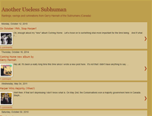 Tablet Screenshot of anotheruselesssubhuman.blogspot.com