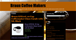 Desktop Screenshot of buybrauncoffeemakers.blogspot.com