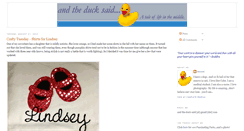 Desktop Screenshot of andtheducksaid.blogspot.com