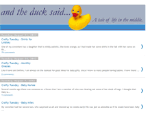 Tablet Screenshot of andtheducksaid.blogspot.com