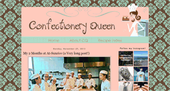 Desktop Screenshot of confectioneryqueen.blogspot.com