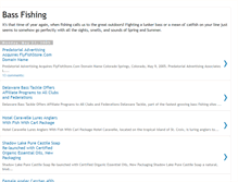 Tablet Screenshot of bassfishingreview.blogspot.com