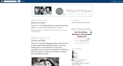 Desktop Screenshot of melissarodriguezphotography.blogspot.com