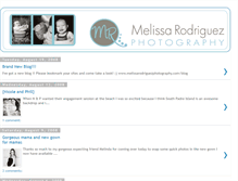 Tablet Screenshot of melissarodriguezphotography.blogspot.com