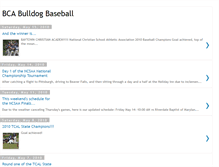 Tablet Screenshot of bcabaseball.blogspot.com