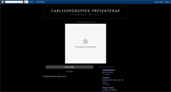 Desktop Screenshot of carlssongruppen.blogspot.com