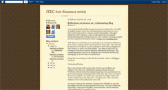 Desktop Screenshot of 610sum09.blogspot.com