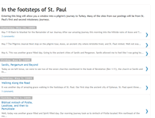 Tablet Screenshot of footstepsofstpaul.blogspot.com