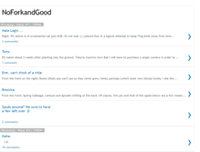 Tablet Screenshot of noforkandgood.blogspot.com