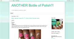 Desktop Screenshot of anotherbottleofpolish.blogspot.com