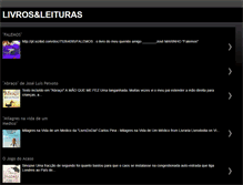 Tablet Screenshot of livroseleituras.blogspot.com